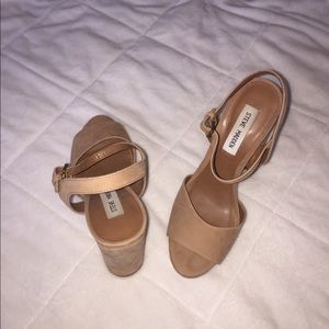 tan steve madden heels